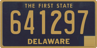 DE license plate 641297