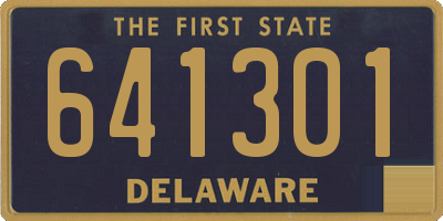 DE license plate 641301