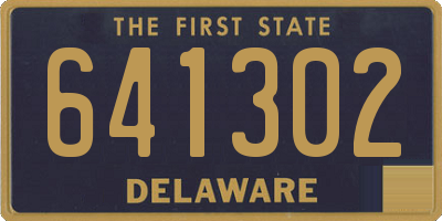 DE license plate 641302