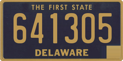 DE license plate 641305