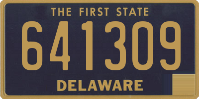 DE license plate 641309