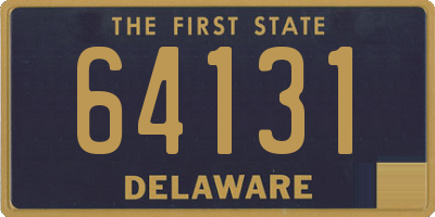 DE license plate 64131