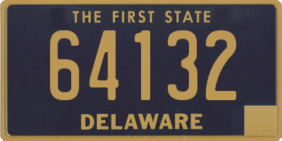 DE license plate 64132