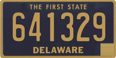 DE license plate 641329
