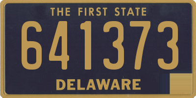 DE license plate 641373