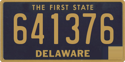 DE license plate 641376