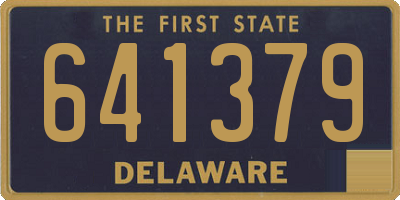 DE license plate 641379
