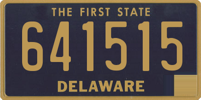 DE license plate 641515