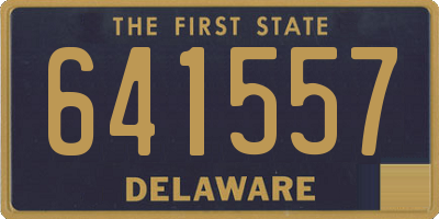 DE license plate 641557