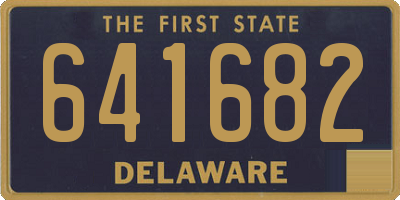DE license plate 641682