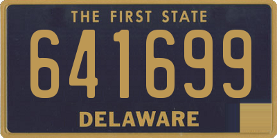 DE license plate 641699