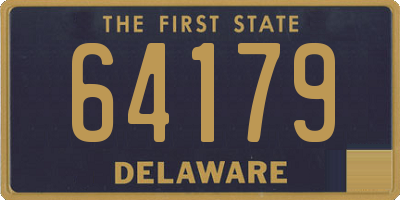DE license plate 64179