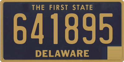 DE license plate 641895