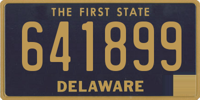 DE license plate 641899