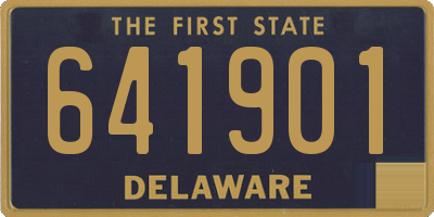 DE license plate 641901