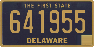 DE license plate 641955