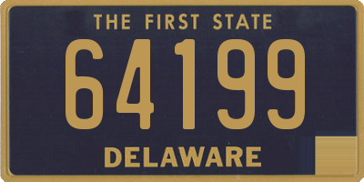 DE license plate 64199