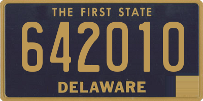DE license plate 642010