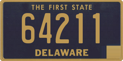 DE license plate 64211