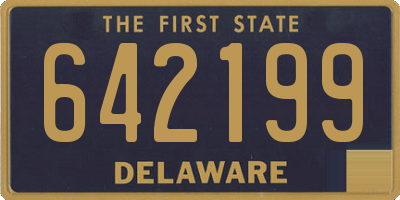 DE license plate 642199