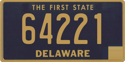 DE license plate 64221