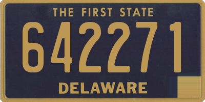 DE license plate 642271