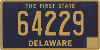 DE license plate 64229