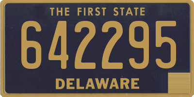 DE license plate 642295