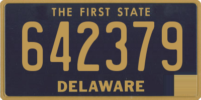 DE license plate 642379