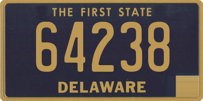 DE license plate 64238