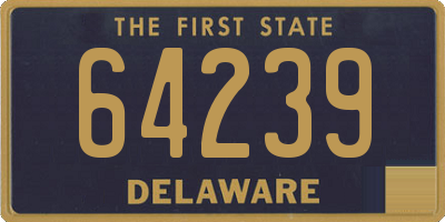 DE license plate 64239
