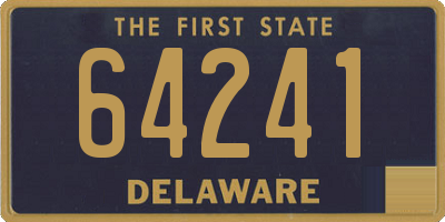 DE license plate 64241