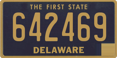 DE license plate 642469