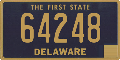 DE license plate 64248