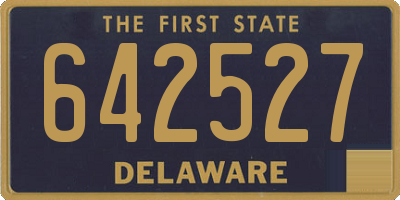 DE license plate 642527