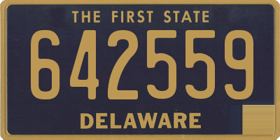 DE license plate 642559