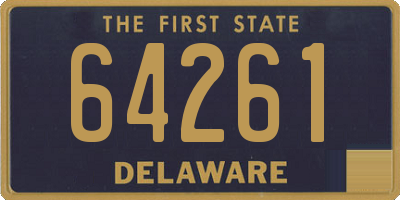 DE license plate 64261