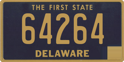 DE license plate 64264