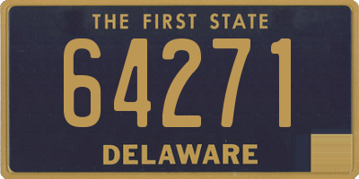 DE license plate 64271