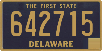 DE license plate 642715