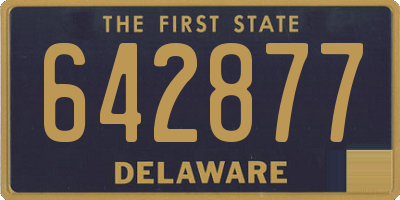 DE license plate 642877