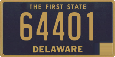 DE license plate 64401