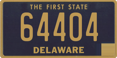 DE license plate 64404