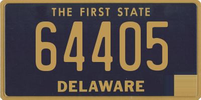 DE license plate 64405