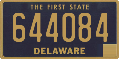 DE license plate 644084