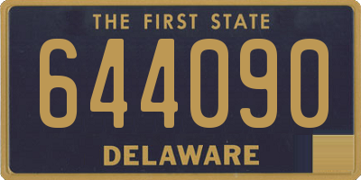DE license plate 644090
