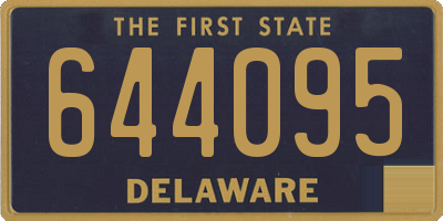 DE license plate 644095