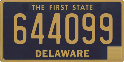 DE license plate 644099
