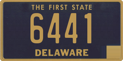 DE license plate 6441
