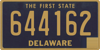 DE license plate 644162